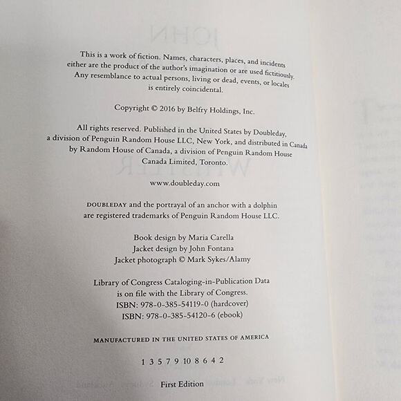 The Whistler - Hardcover By Grisham, John - First Edition - Like New - Picture 9 of 9